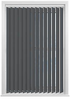 Trinity (FR Blackout), Deep Grey - Vertical Blind